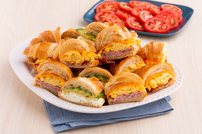 Breakfast Croissant Trays